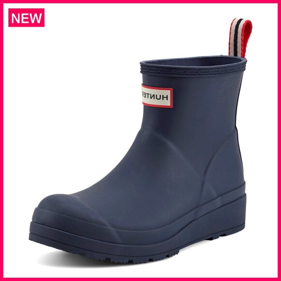 Women's Waterproof Rain Boots Flat Heel Mid-Calf Height Casual Outdoor